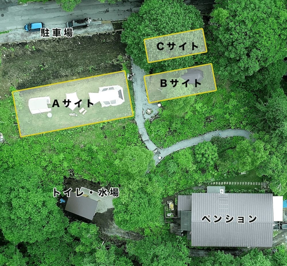 キャンプ場全体図
